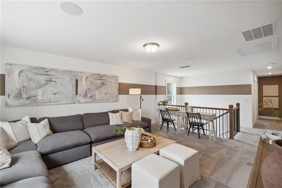 Furnished interior view inside a new home in Hamilton Place, Cartersville (Image 17).