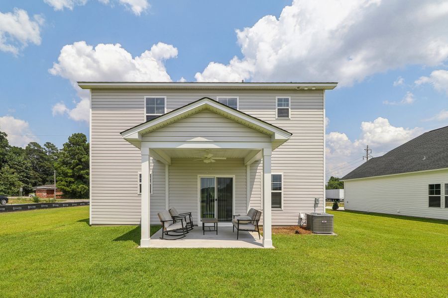 Representative exterior photo of a completed home built from the Bentcreek II by Great Southern Homes in Old Charleston Acres, Pelion, SC (Image 35).