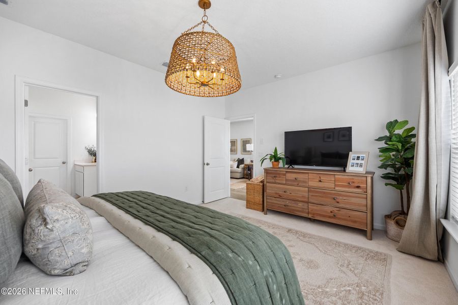 Furnished interior view inside a new home in , St. Augustine (Image 17).