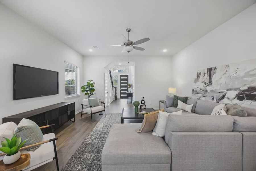 Furnished interior view inside a new home in Solterra Texas, Mesquite (Image 8).