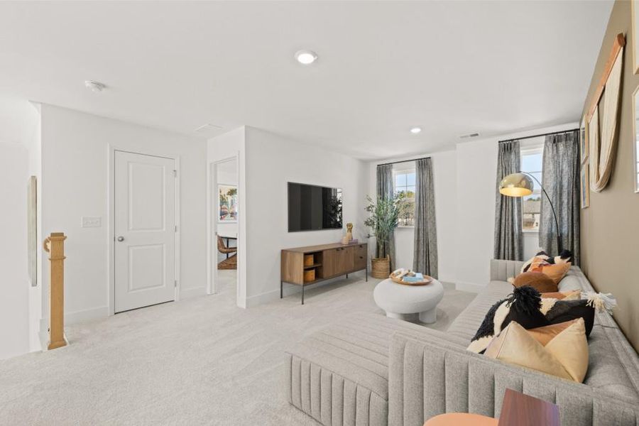 Furnished interior view inside a new home in Wellington Estates, Madison (Image 29). Furnished interior view inside a new home in Wellington Estates, Madison (Image 29).