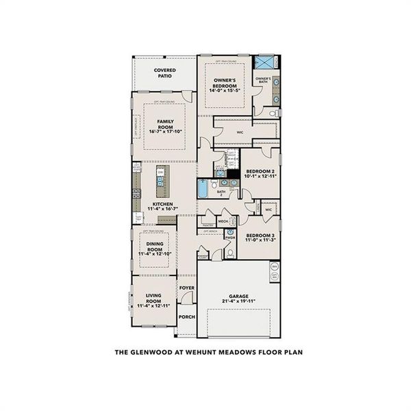 2D floor plan layout of this home in Wehunt Meadows, Hoschton, GA (Image 3). 2D floor plan layout of this home in Wehunt Meadows, Hoschton, GA (Image 3).