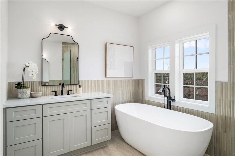 Furnished interior view inside a new home in , Milton (Image 47).