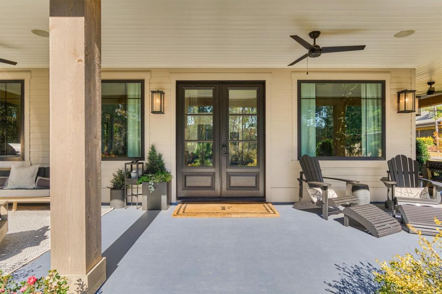 Exterior details and patio area of a home in , Montgomery (Image 22).