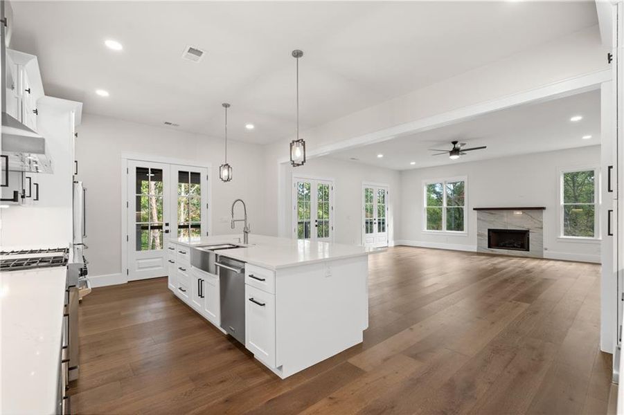 Furnished interior view inside a new home in , Ball Ground (Image 11).