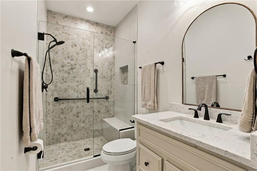 Furnished interior view inside a new home in , Auburn (Image 11).