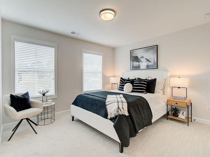 Furnished interior view inside a new home in Townes at South Main, Kennesaw (Image 30).