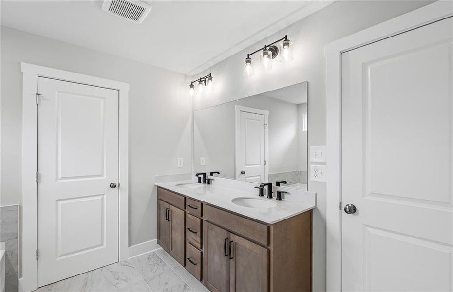 Furnished interior view inside a new home in Oakwood, Cumming (Image 16).