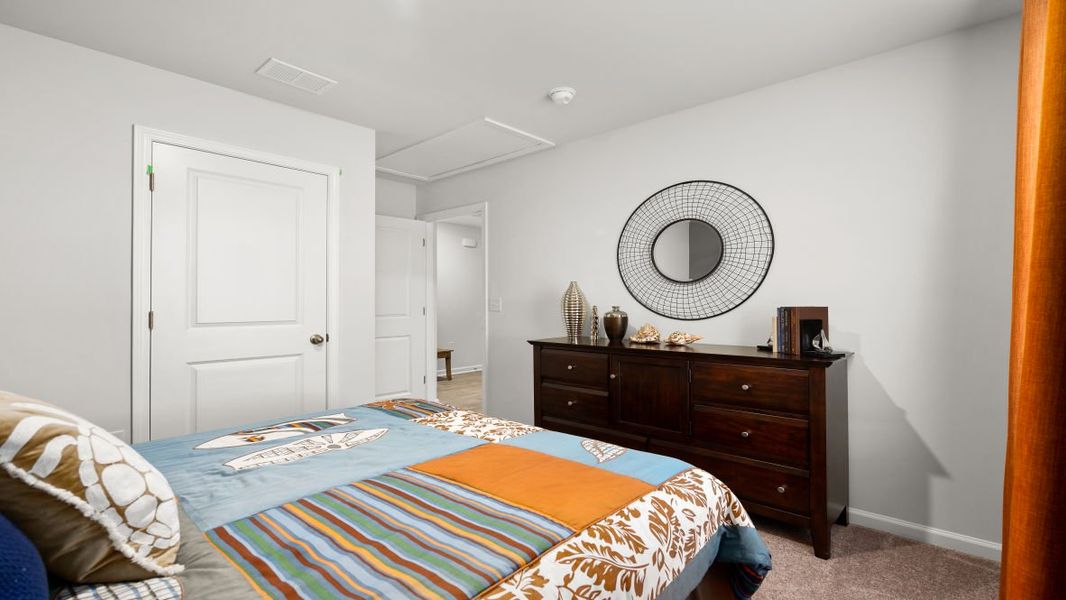 Representative furnished interior of a home built from the KERRY by D.R. Horton in The Meadows at Wildwood Village, Shallotte (Image 10). Representative furnished interior of a home built from the KERRY by D.R. Horton in The Meadows at Wildwood Village, Shallotte (Image 10).