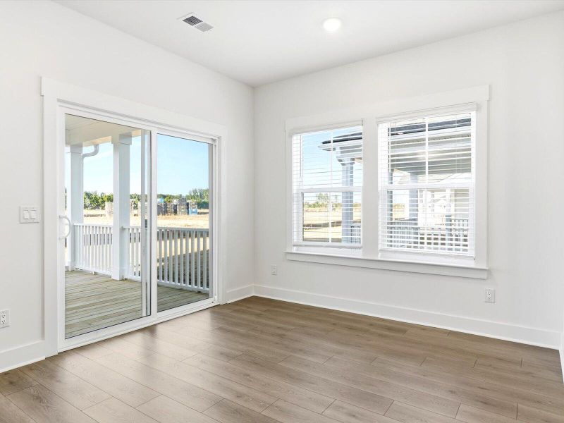 Spacious, unfurnished interior of a new home in The Coves at Lakes of Cane Bay, Summerville (Image 42). Spacious, unfurnished interior of a new home in The Coves at Lakes of Cane Bay, Summerville (Image 42).