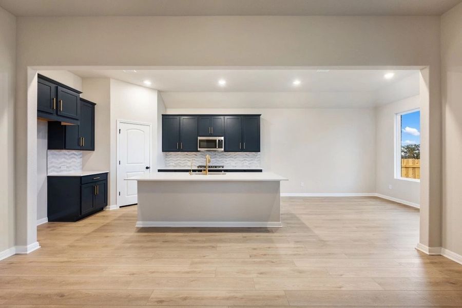 Furnished interior view inside a new home in Berry Creek Highlands, Georgetown (Image 7).