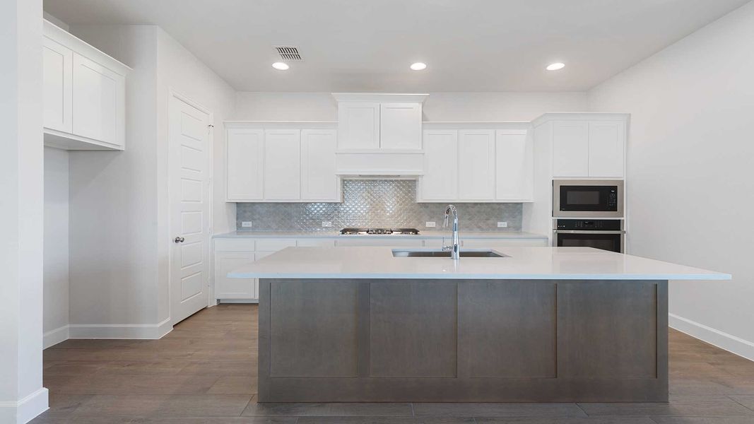 Furnished interior view inside a new home in Devonshire - Reserve 45', Forney (Image 8). Furnished interior view inside a new home in Devonshire - Reserve 45', Forney (Image 8).