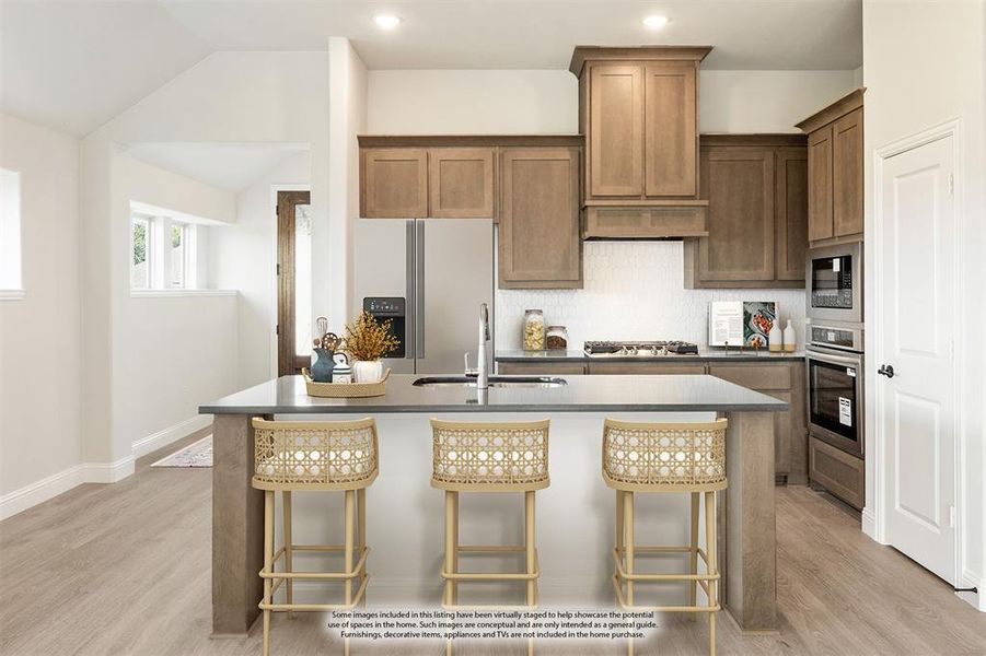 Furnished interior view inside a new home in Sunset Ridge, Alvarado (Image 9).