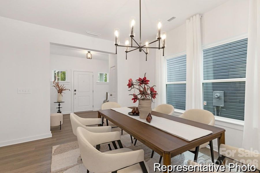 Furnished interior view inside a new home in Morrow Brook, Albemarle (Image 6).