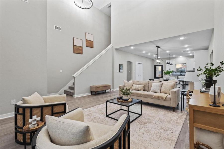 Furnished interior view inside a new home in , Blossom (Image 24).