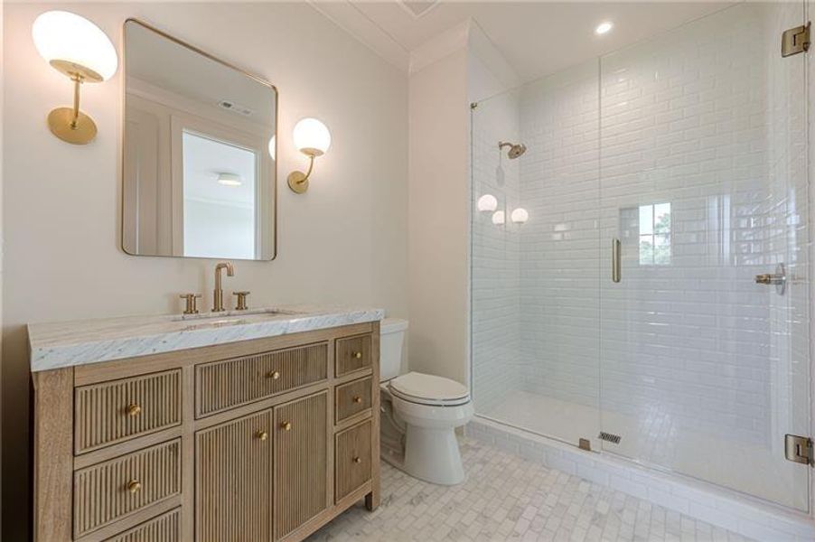 Furnished interior view inside a new home in , Canton (Image 36).