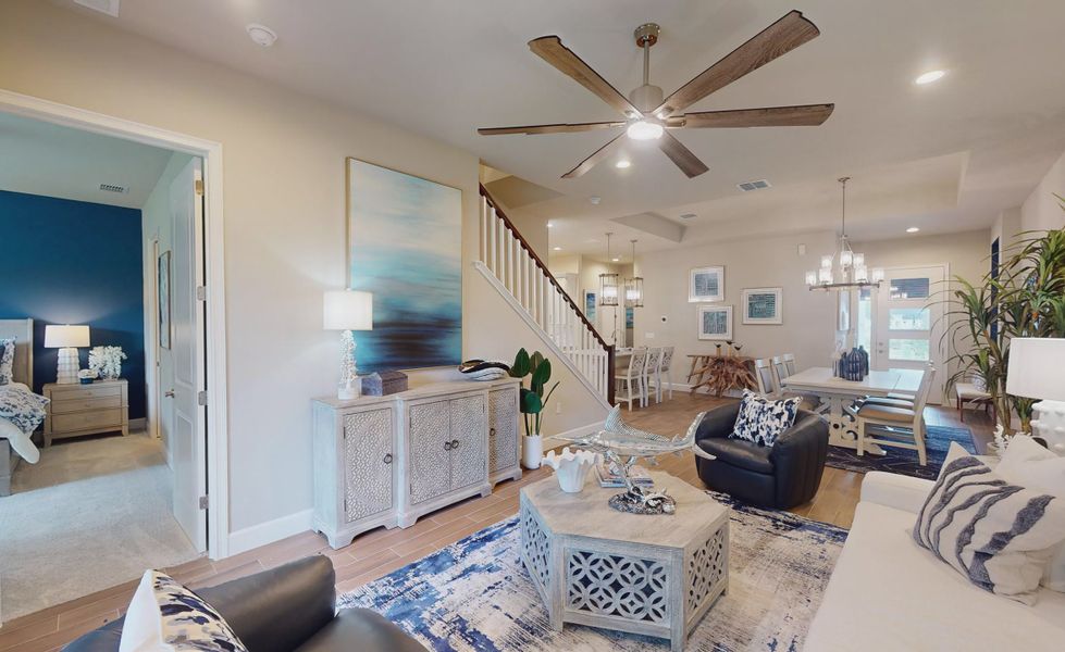 Furnished interior view inside a new home in Plantation Bay, Ormond Beach (Image 12).