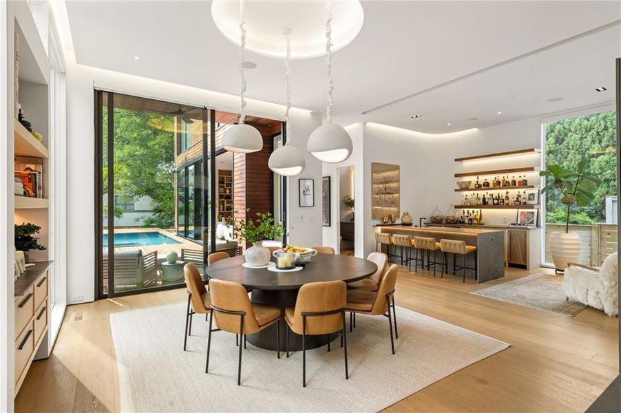 Furnished interior view inside a new home in , Brookhaven (Image 18).