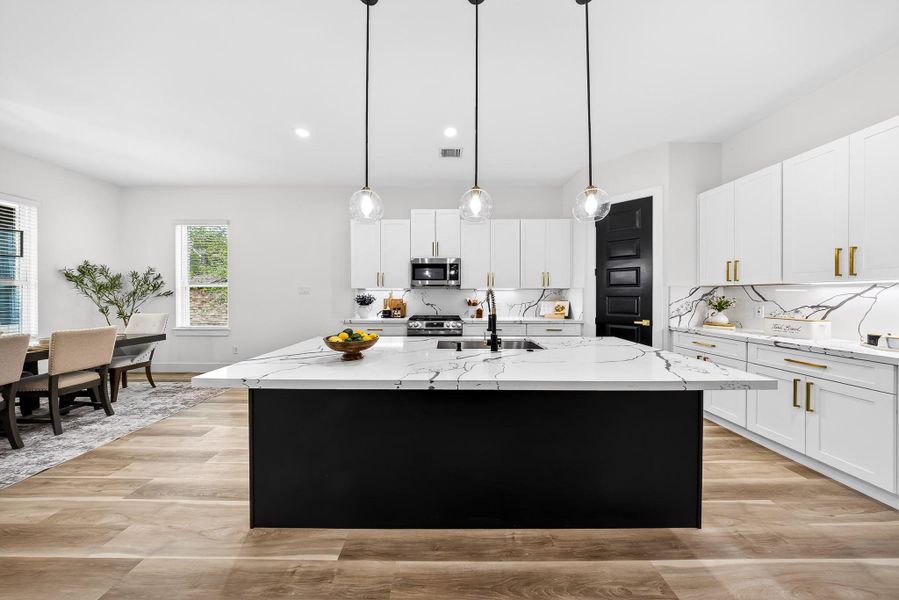 Furnished interior view inside a new home in , New Caney (Image 16).