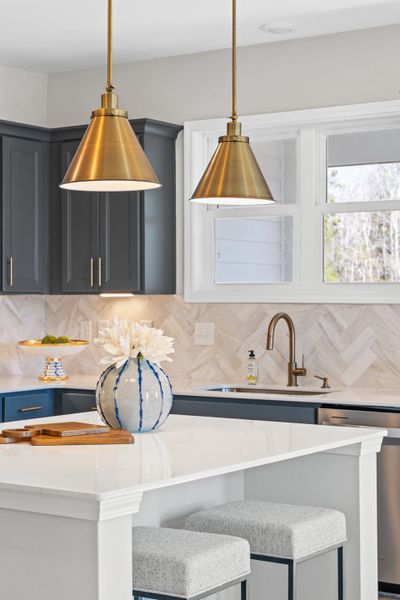 Representative interior finishes for a home built from the Montague by McKee Homes in Anchors Bend Townes, Wilmington (Image 19).