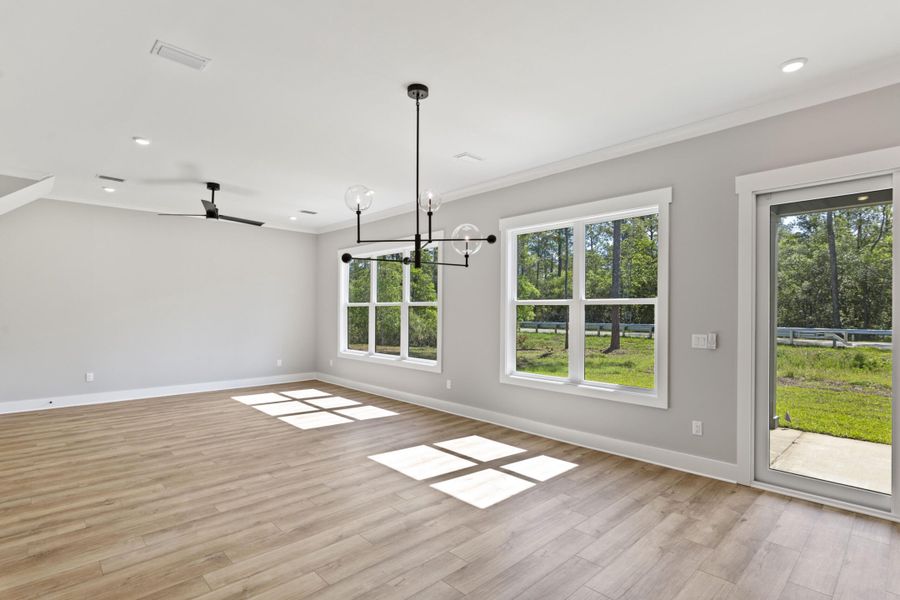 Spacious, unfurnished interior of a new home in The Shoal, Santa Rosa Beach (Image 20). Spacious, unfurnished interior of a new home in The Shoal, Santa Rosa Beach (Image 20).