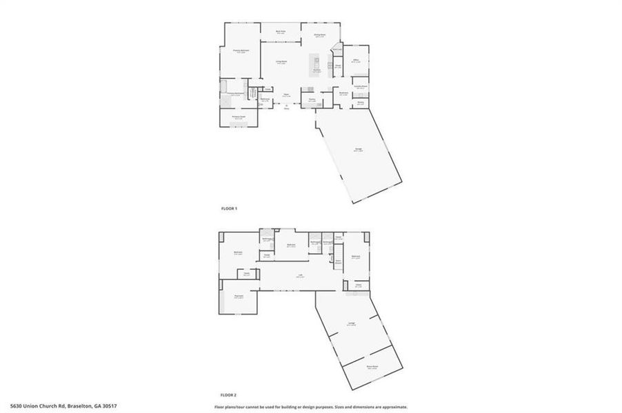 2D floor plan layout of this home in , Braselton, GA (Image 5). 2D floor plan layout of this home in , Braselton, GA (Image 5).
