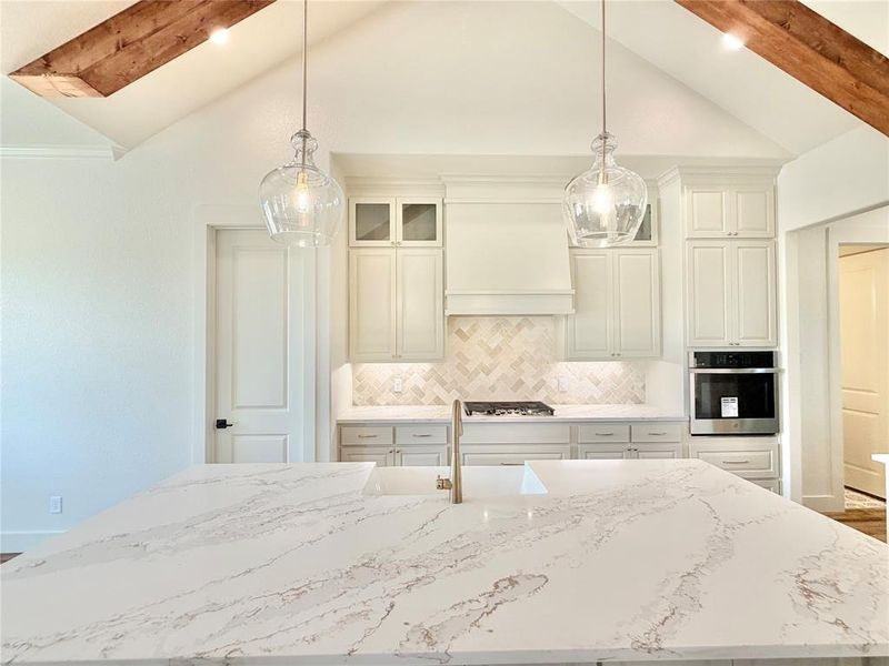 Furnished interior view inside a new home in , Weatherford (Image 6).