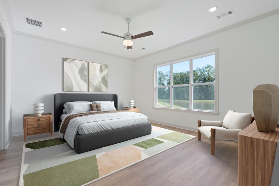 Furnished interior view inside a new home in Lockwood, Collierville (Image 11).