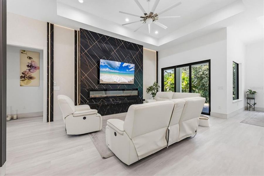 Furnished interior view inside a new home in , Venice (Image 12). Furnished interior view inside a new home in , Venice (Image 12).