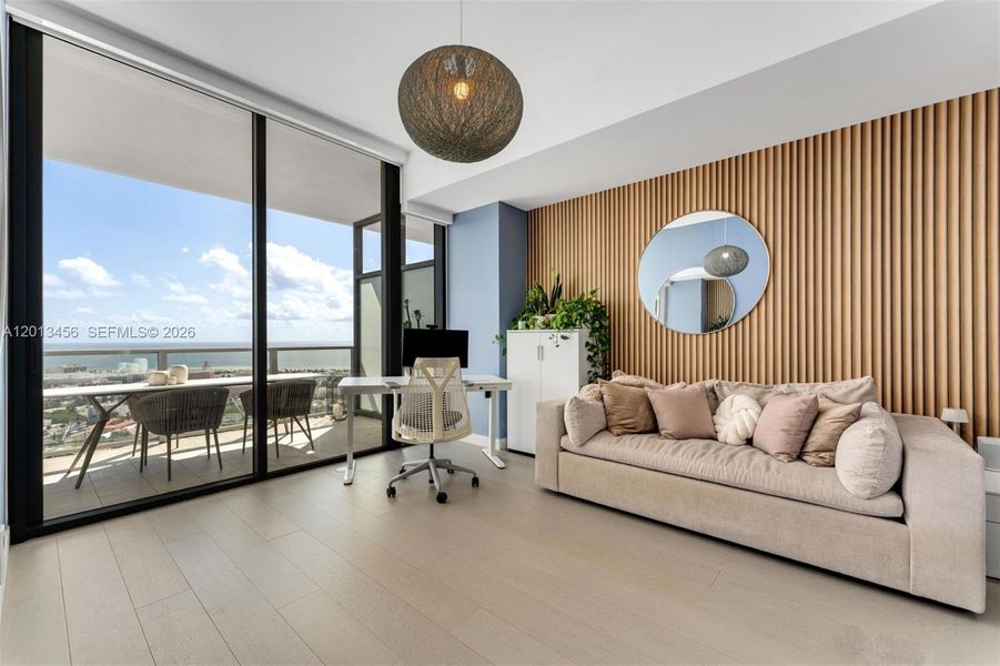 Furnished interior view inside a new home in , Miami Beach (Image 17).