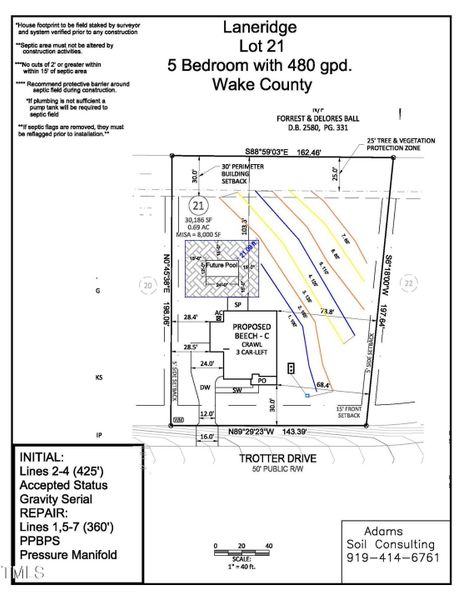 LRE 021 septic layout