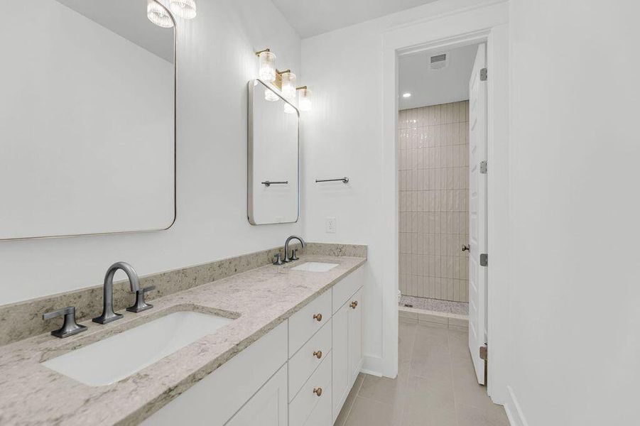 Furnished interior view inside a new home in Central Park, Charleston (Image 12).
