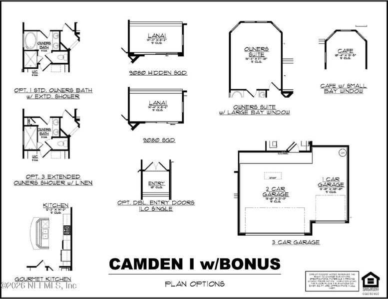 2D floor plan layout of this home in , Palm Coast, FL (Image 3).