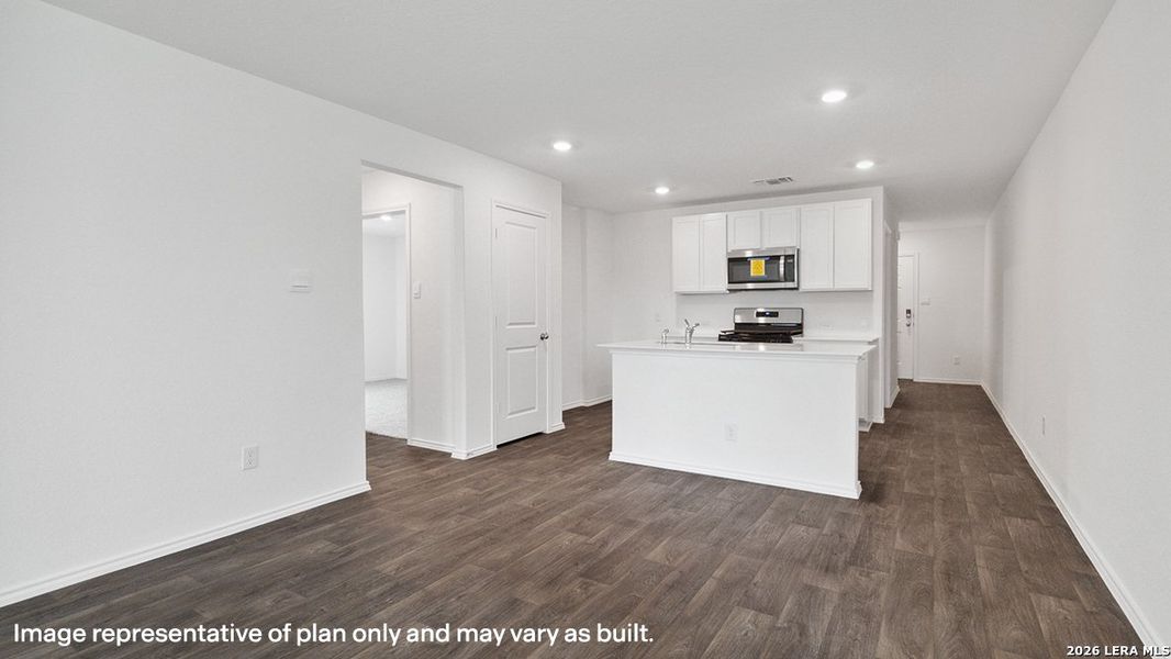 Furnished interior view inside a new home in Hickory Ridge, Elmendorf (Image 4).