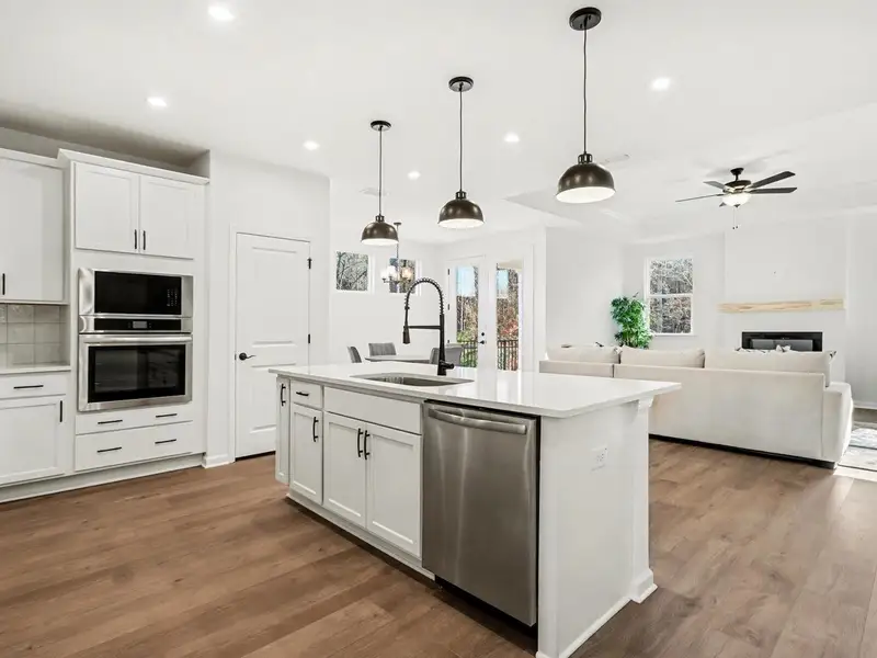 Furnished interior view inside a new home in Kelly Preserve, Loganville (Image 6).