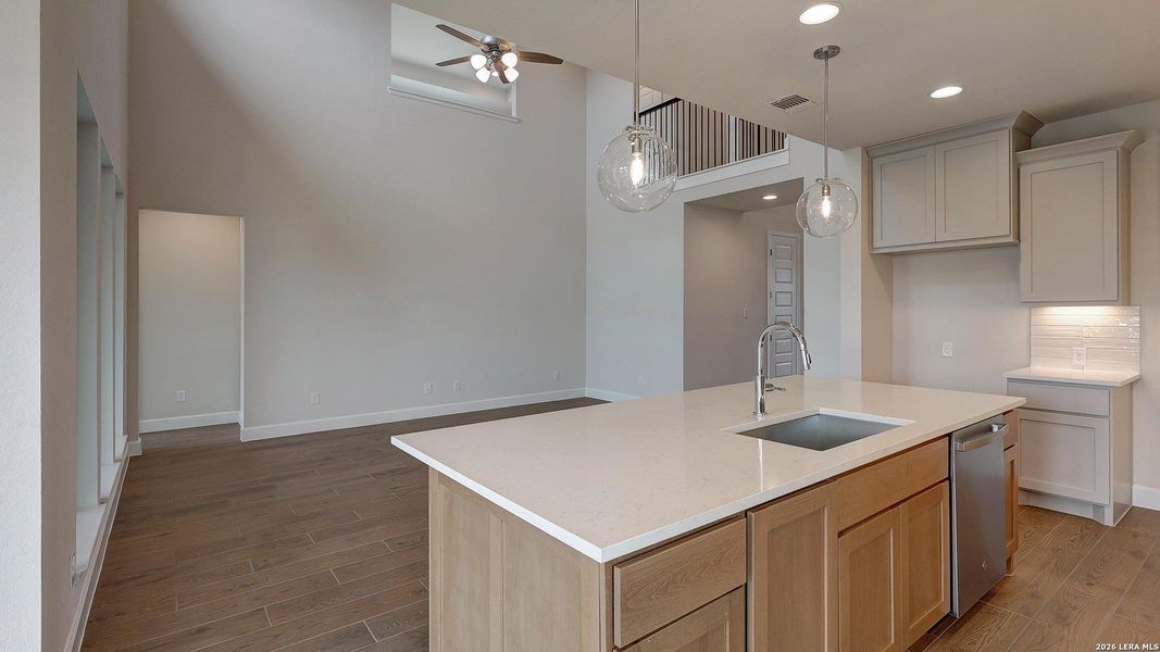 Furnished interior view inside a new home in Haby Hill, San Antonio (Image 13).