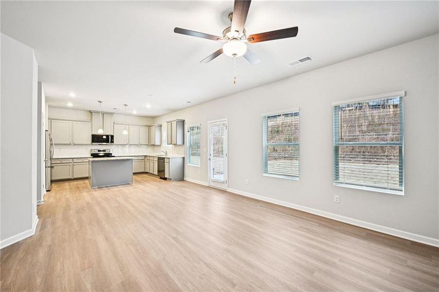 Spacious, unfurnished interior of a new home in The Hills at Cedar Creek, Winder (Image 33). Spacious, unfurnished interior of a new home in The Hills at Cedar Creek, Winder (Image 33).