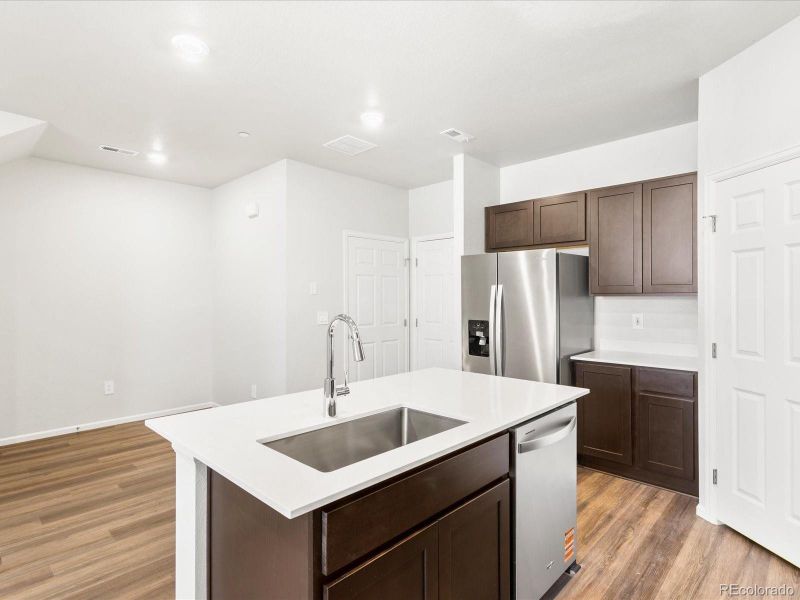 Furnished interior view inside a new home in Poudre Heights: The Meadow Collection, Windsor (Image 7).