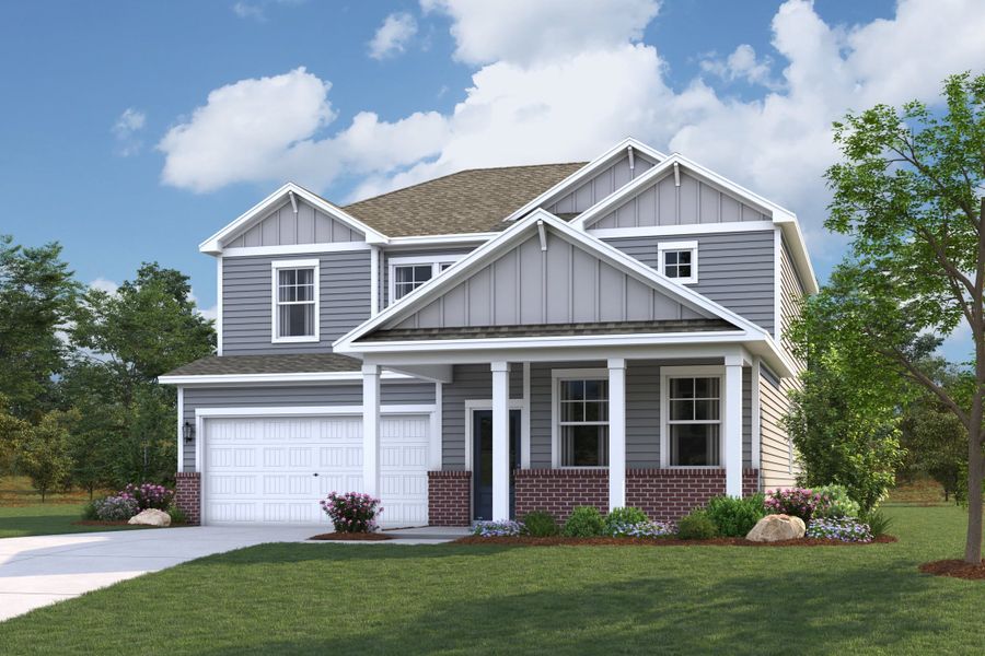 A house with a large front yard. A house with a large front yard.