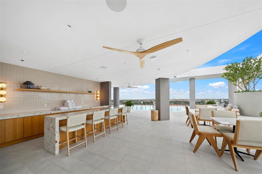 Exterior details and patio area of a home in , Miami (Image 1). Exterior details and patio area of a home in , Miami (Image 1).