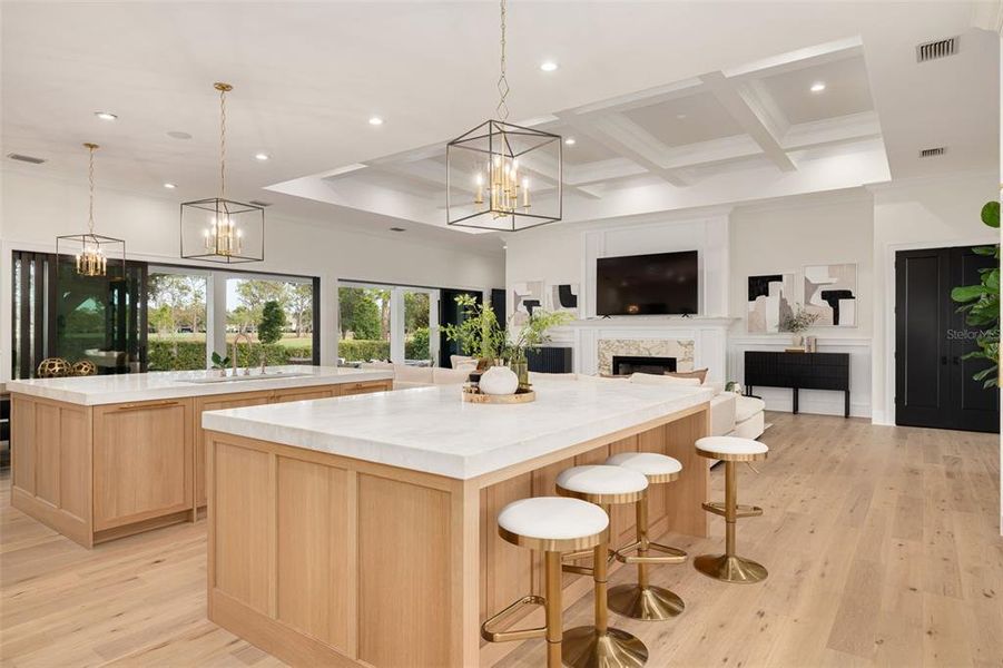 Furnished interior view inside a new home in , Belleair (Image 17).