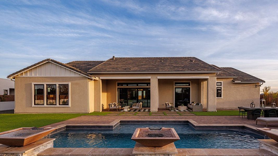 Representative exterior details of a home built from the Alder by Taylor Morrison in Verdin Capstone Collection, Phoenix (Image 19).