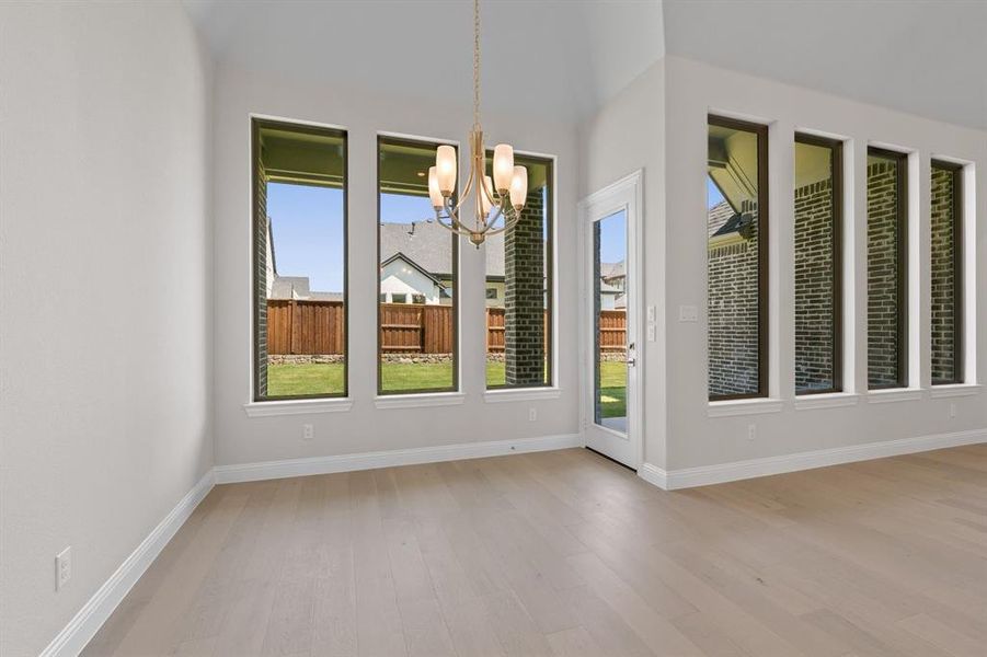 Spacious, unfurnished interior of a new home in Windsong Ranch, Prosper (Image 21). Spacious, unfurnished interior of a new home in Windsong Ranch, Prosper (Image 21).