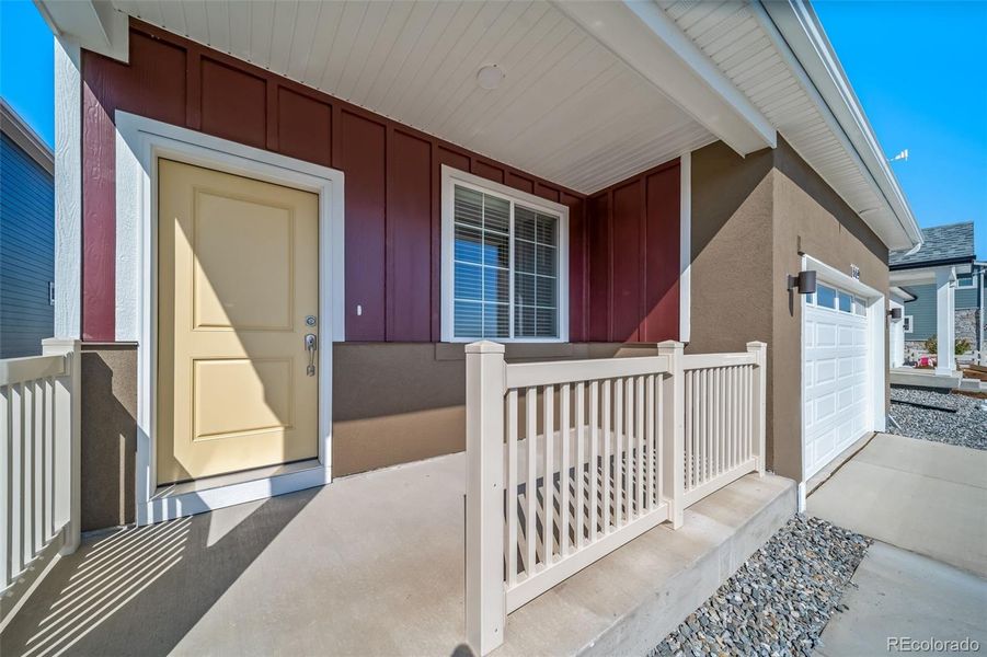 Exterior details and patio area of a home in , Aurora (Image 3). Exterior details and patio area of a home in , Aurora (Image 3).