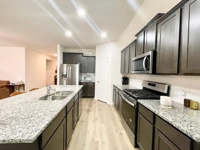 Furnished interior view inside a new home in , Fate (Image 4).