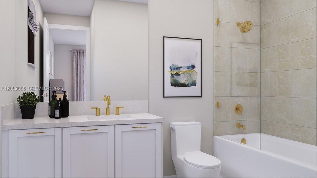 Furnished interior view inside a new home in Parkland Royale, Parkland (Image 16).