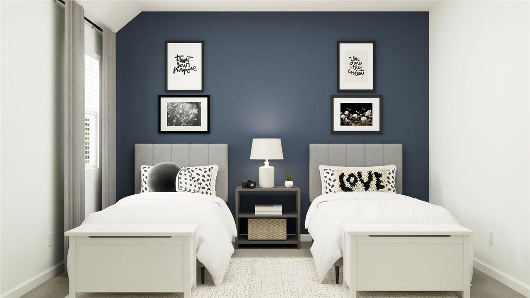 Furnished interior view inside a new home in The Preserve at Rosenberg, Rosenberg (Image 11).