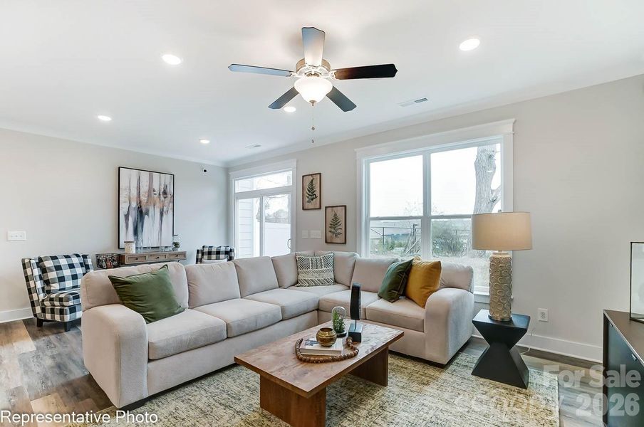Furnished interior view inside a new home in Harrisburg Village, Harrisburg (Image 14).