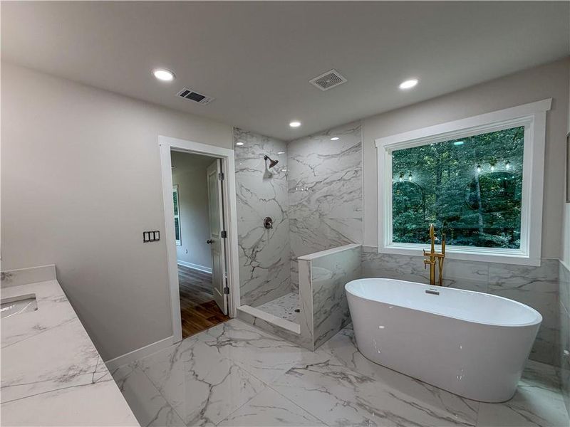 Furnished interior view inside a new home in , Norcross (Image 13).