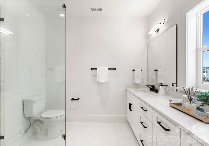 Furnished interior view inside a new home in , Charlotte (Image 36). Furnished interior view inside a new home in , Charlotte (Image 36).